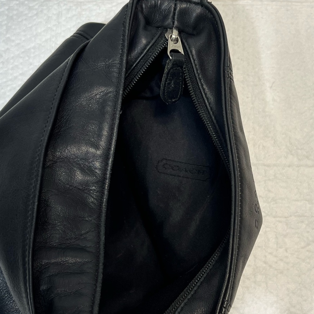 🤍🥀VEUC Coach Lexington Zip Black 4186  Shoulder Bag - Picture 8 of 12